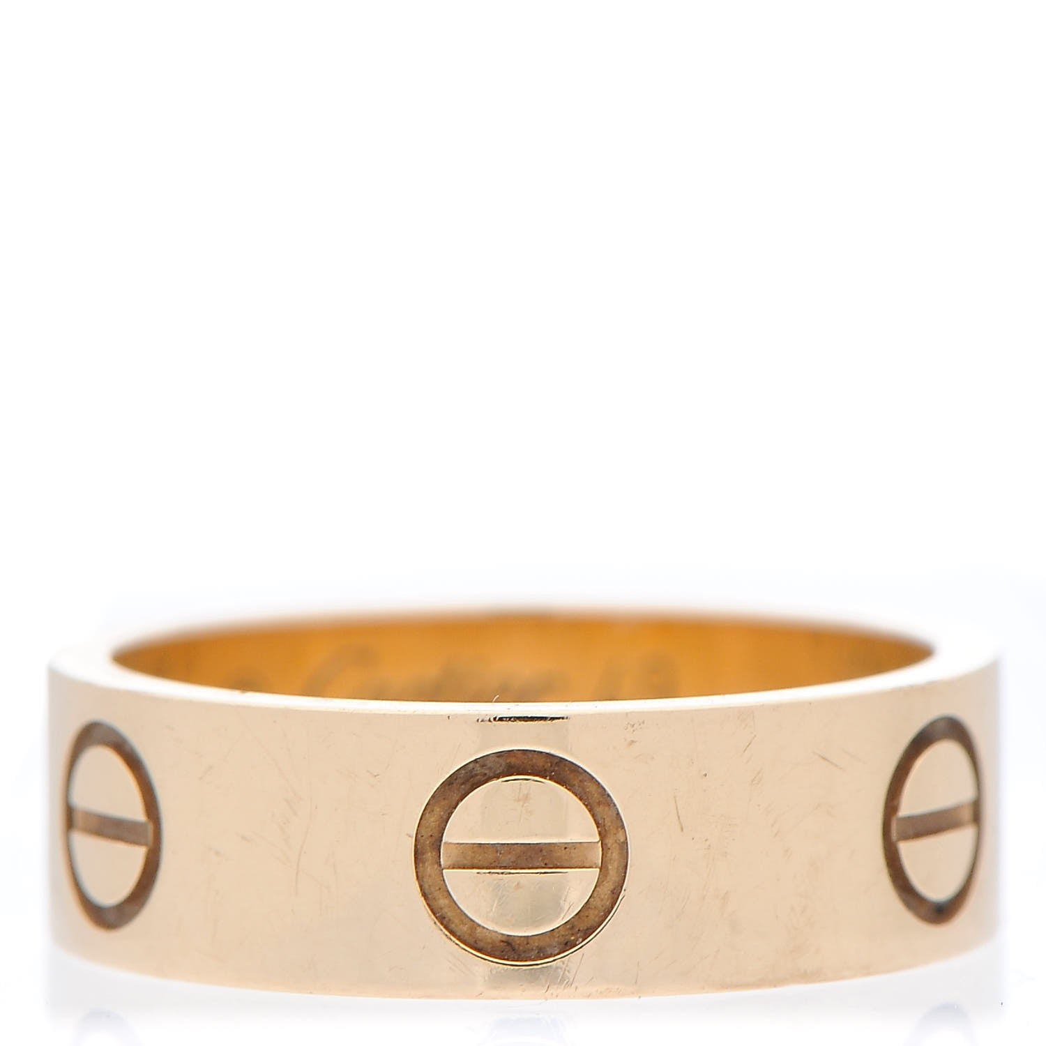 Cartier 18K Yellow Gold 5.5mm LOVE Ring 49 4.75 1 of 5