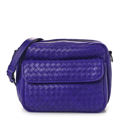 Bottega Veneta Nappa Intrecciato Messenger Bag Purple 1 of 8