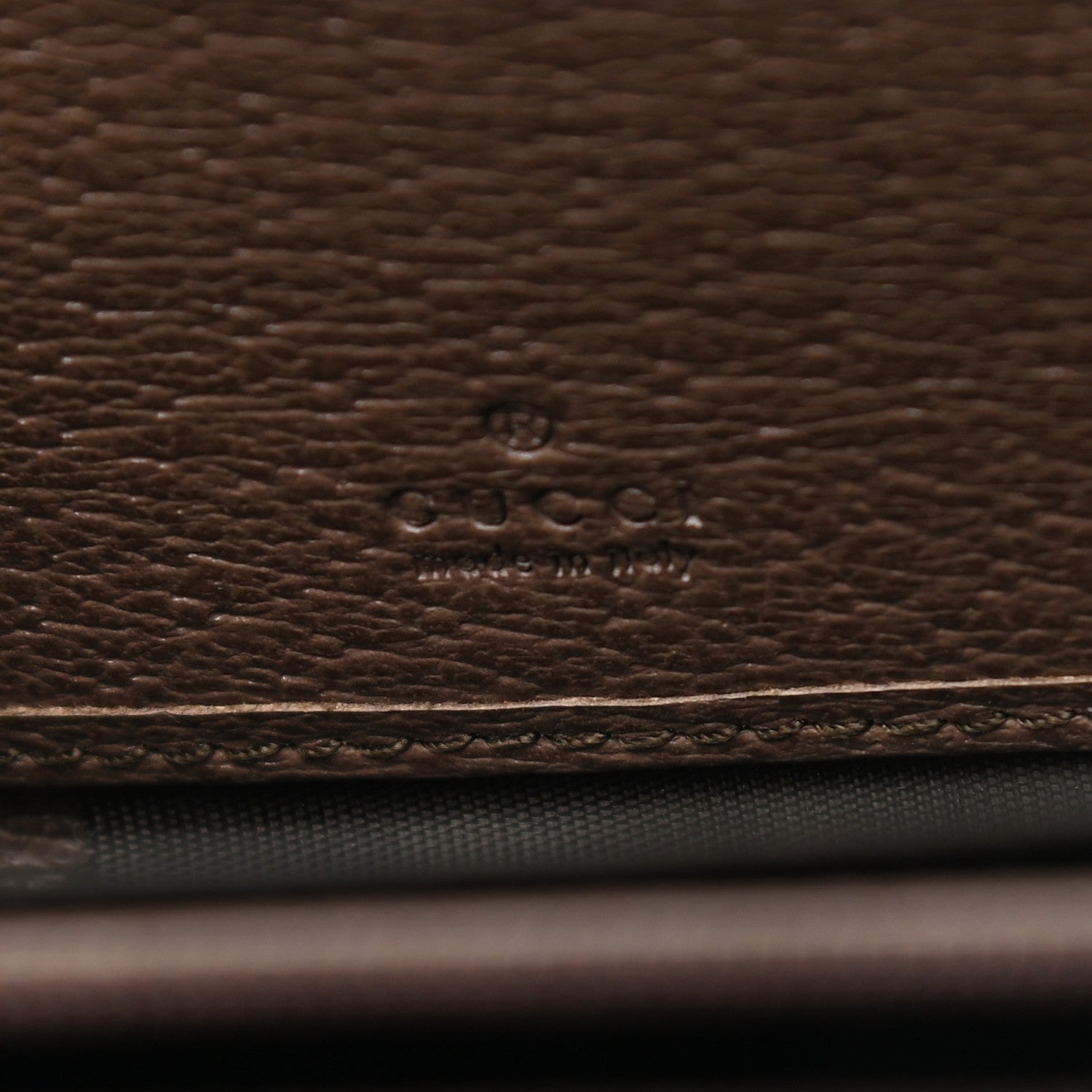 Gucci GG Supreme Monogram Web Ophidia Zip Around Wallet Brown 6 of 7