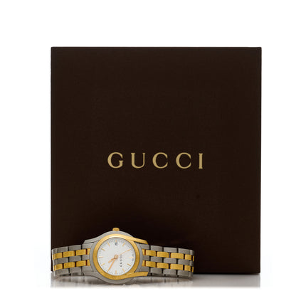 Gucci Stainless Steel 27mm 5500L Two Tone Quartz Watch 4 of 5