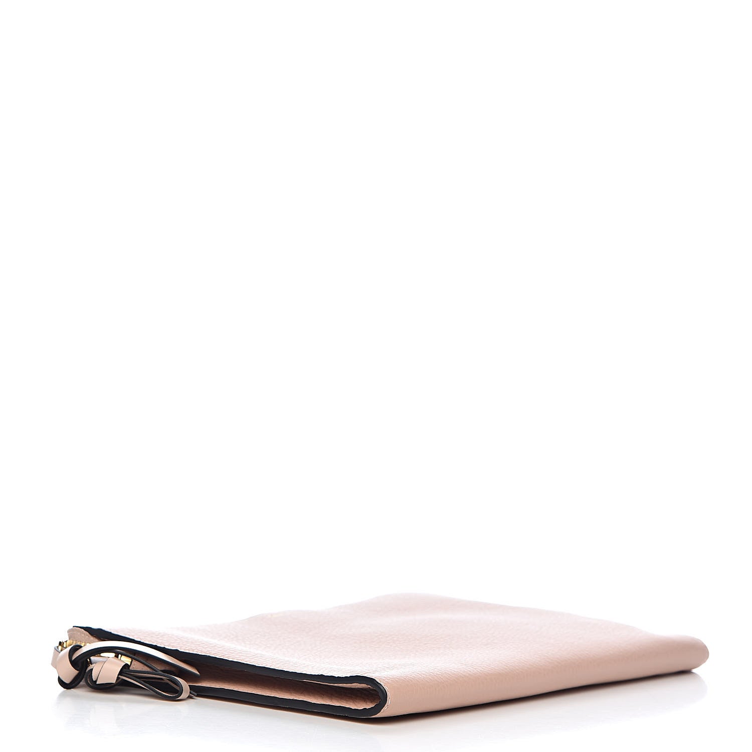 Chloe Calfskin Alphabet Flat Pouch Clutch Blush Nude 4 of 6