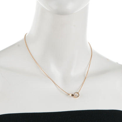 Cartier 18K Yellow Gold Interlocking LOVE Necklace 2 of 6