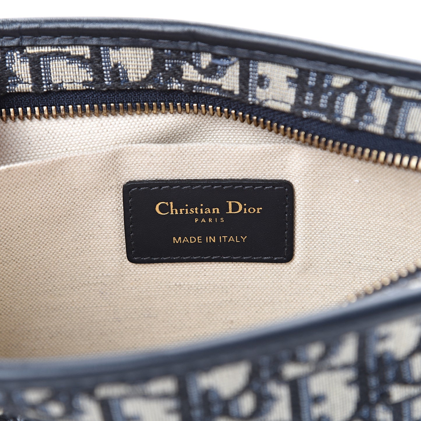 Oblique Diorquake Clutch Blue