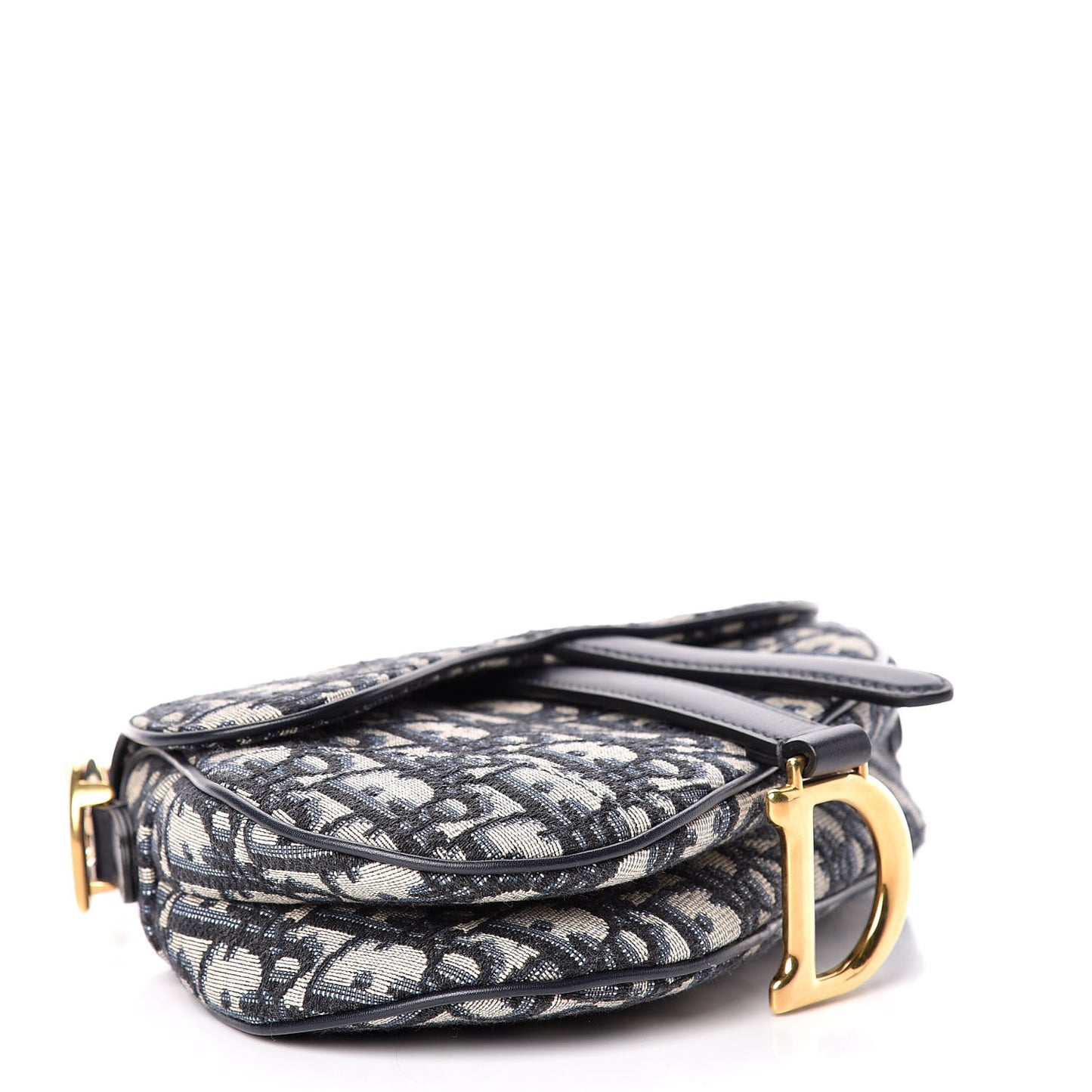 Oblique Mini Saddle Bag Blue