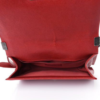 Chanel Caviar Quilted Medium Boy Flap Red 4 of 4
