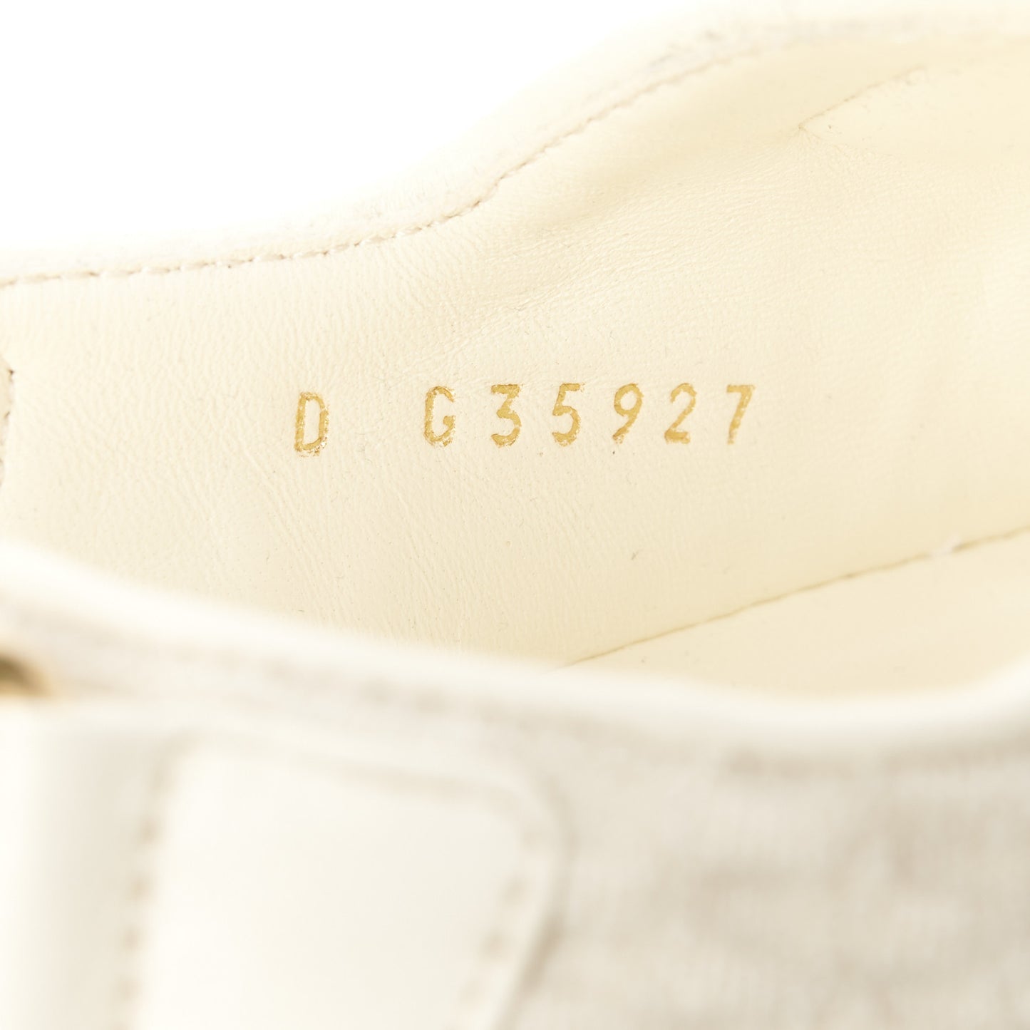 Knit Fabric Velcro Dad Sandals 37.5 Ivory