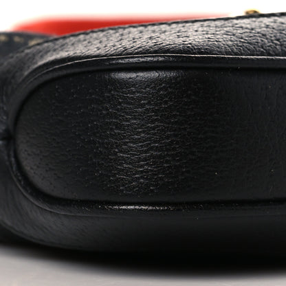 Gucci Jacquard Black Denim GG Monogram Textured Dollar Calfskin Mini Jackie 1961 Hobo Black Ivory 8 of 9