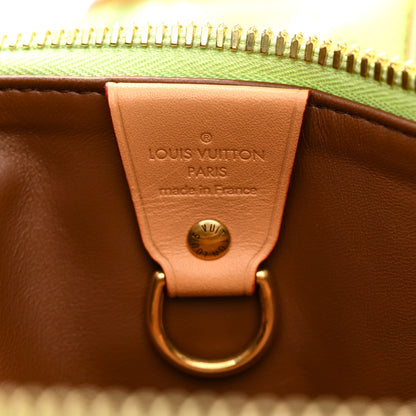 Louis Vuitton Calfskin Monogram Speedy P9 Bandouliere 40 Frozen Lime 8 of 12