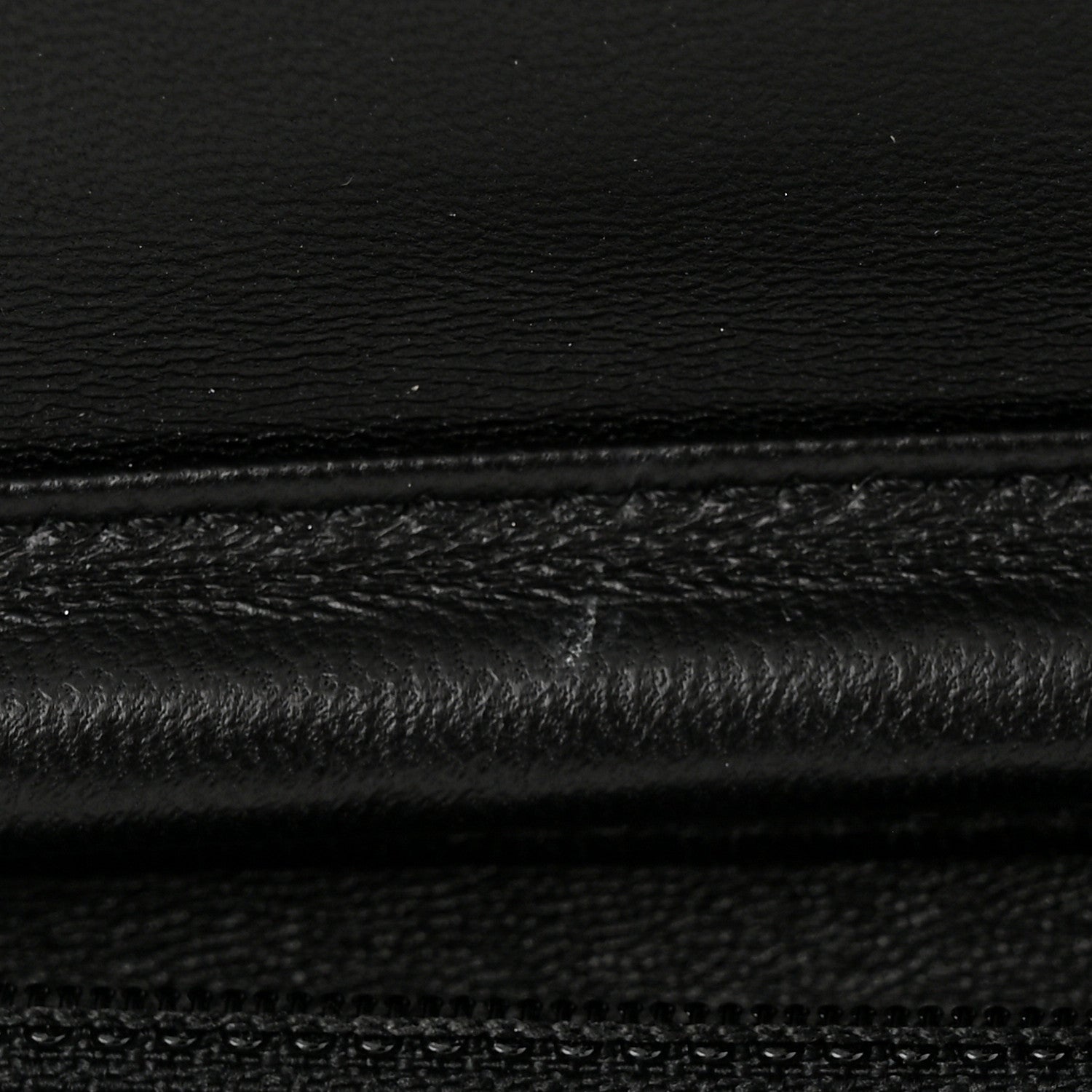 Chanel Lambskin Quilted Wallet On Chain WOC Black 12 of 13