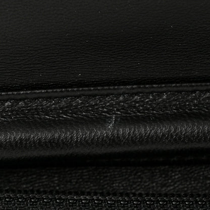 Chanel Lambskin Quilted Wallet On Chain WOC Black 12 of 13