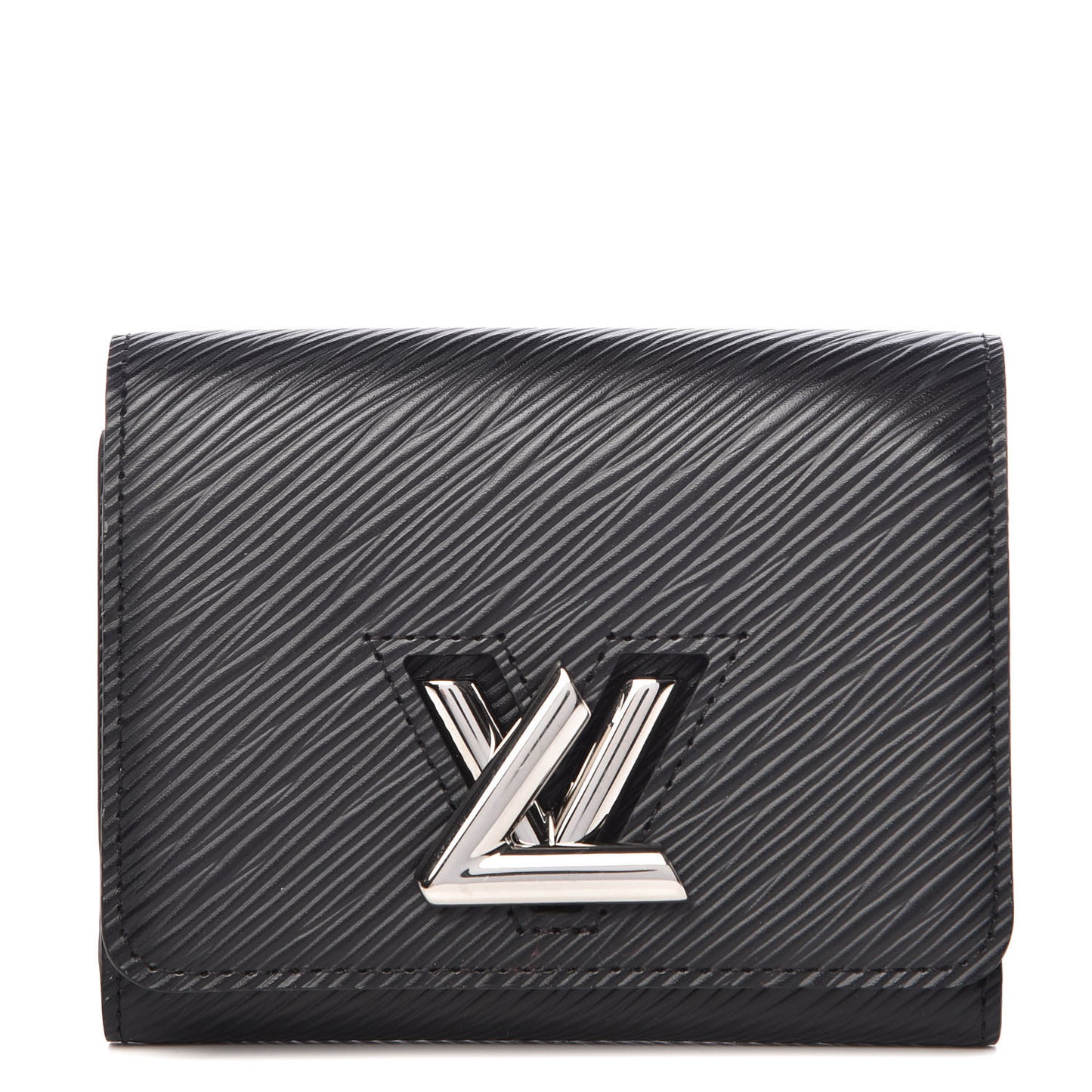 Epi Twist Compact Wallet Black
