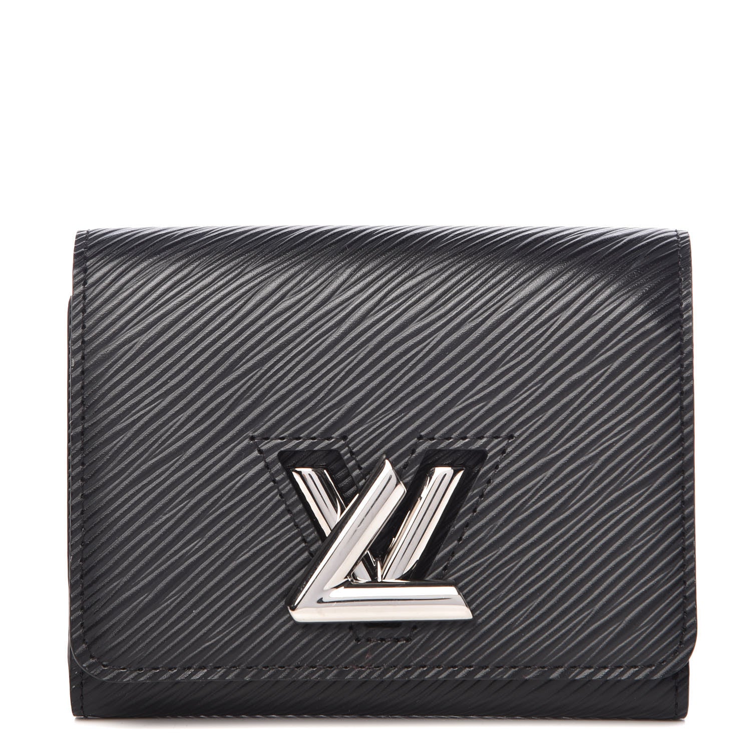 Louis Vuitton Epi Twist Compact Wallet Black 1 of 8