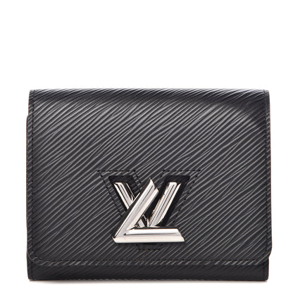 Louis Vuitton Epi Twist Compact Wallet Black 1 of 8
