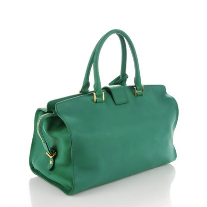 Saint Laurent Calfskin Medium Classic Y Cabas Green 3 of 6