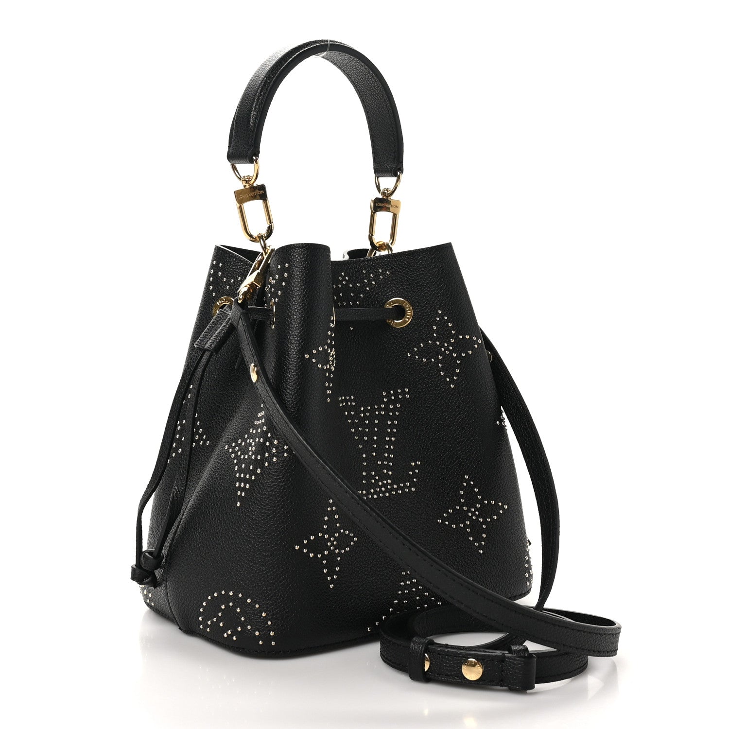 Louis Vuitton Empreinte Monogram Giant Studded Neonoe BB Black 3 of 9