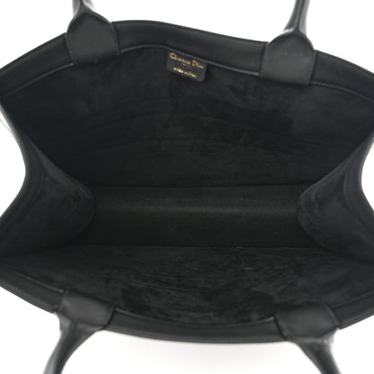 Christian Dior Calfskin Embossed Medium Book Tote Black 5 of 10