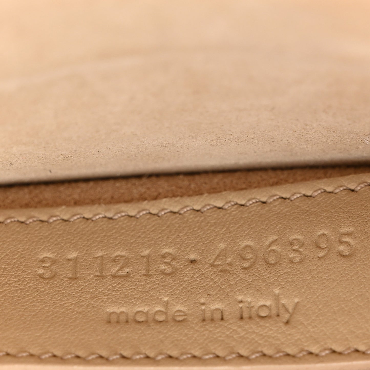 Calfskin Classic Y Ligne Clutch Light Beige
