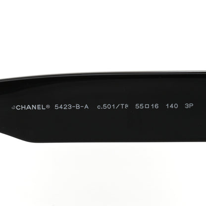 Chanel Resin Sunglasses 5423-B Black 5 of 8