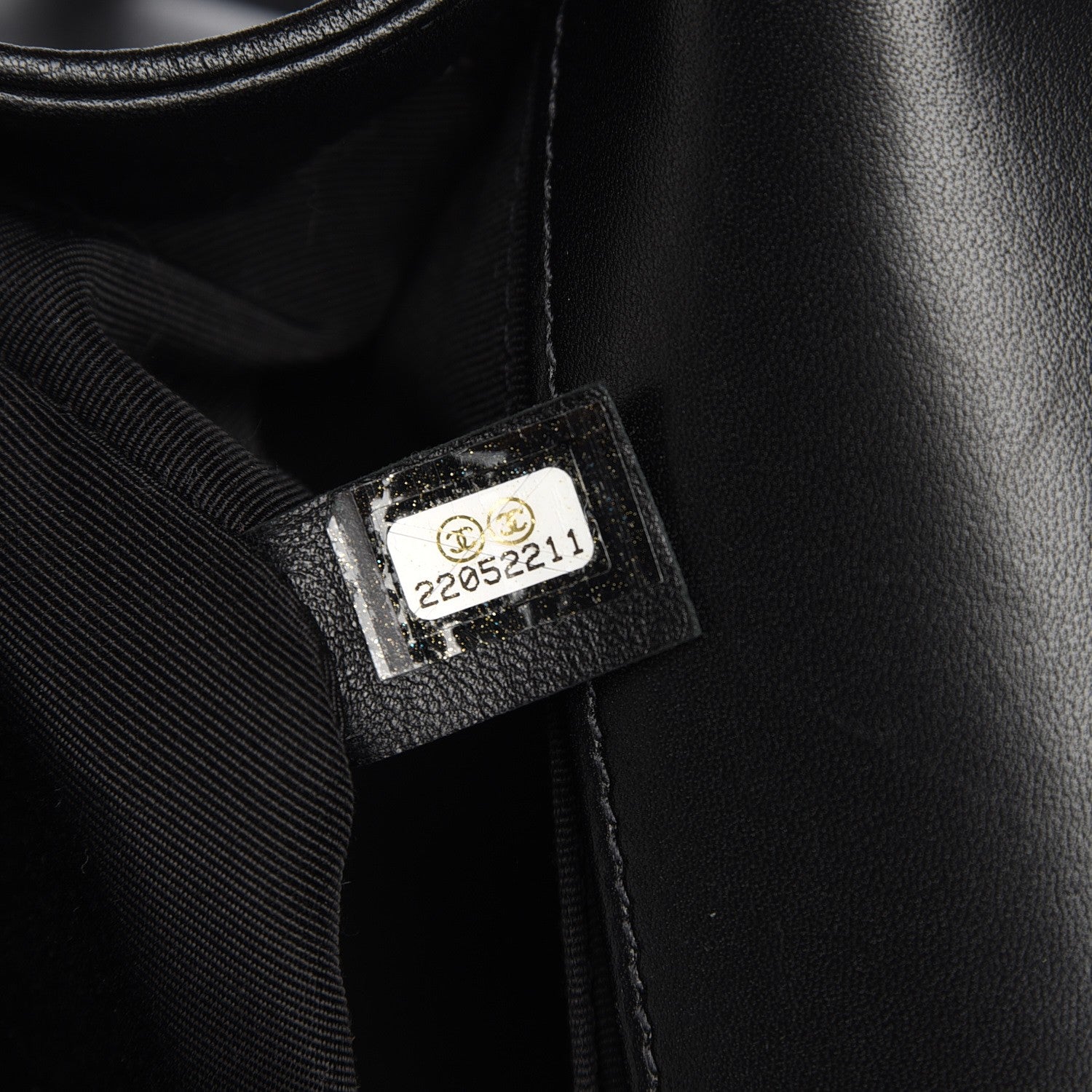 Chanel Lambskin Quilted Medium Boy Flap Black 7 of 7