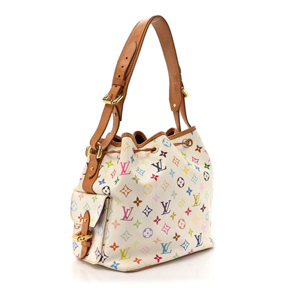 Louis Vuitton Monogram Multicolor Petit Noe White 3 of 20