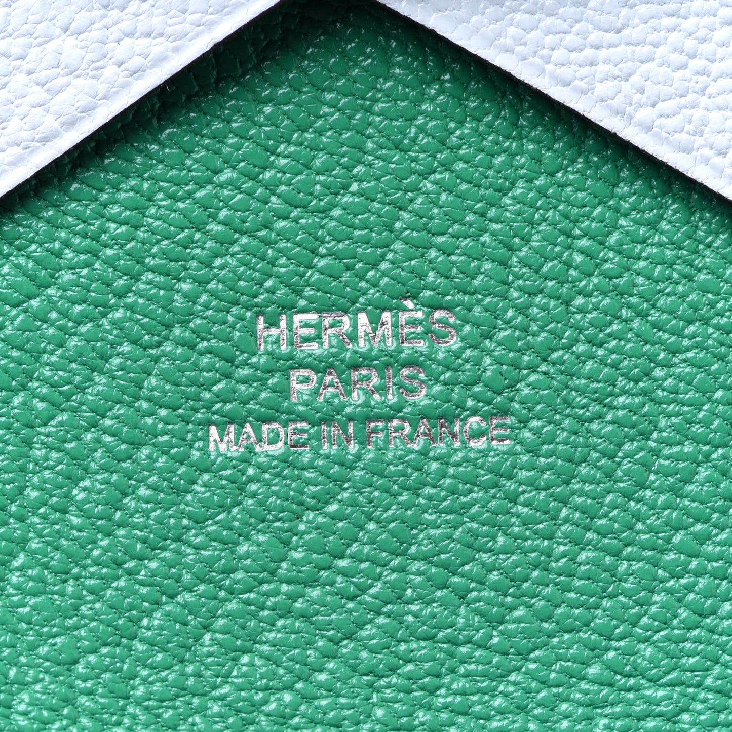 Chevre Mysore Verso Calvi Duo Card Case Bleu Brume Menthe