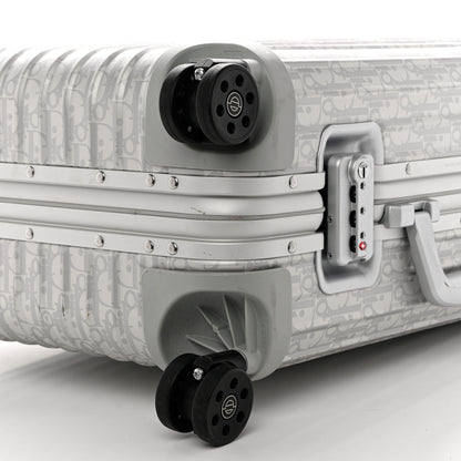 Christian Dior X RIMOWA Aluminum Gradient Cabin Luggage Silver 9 of 12