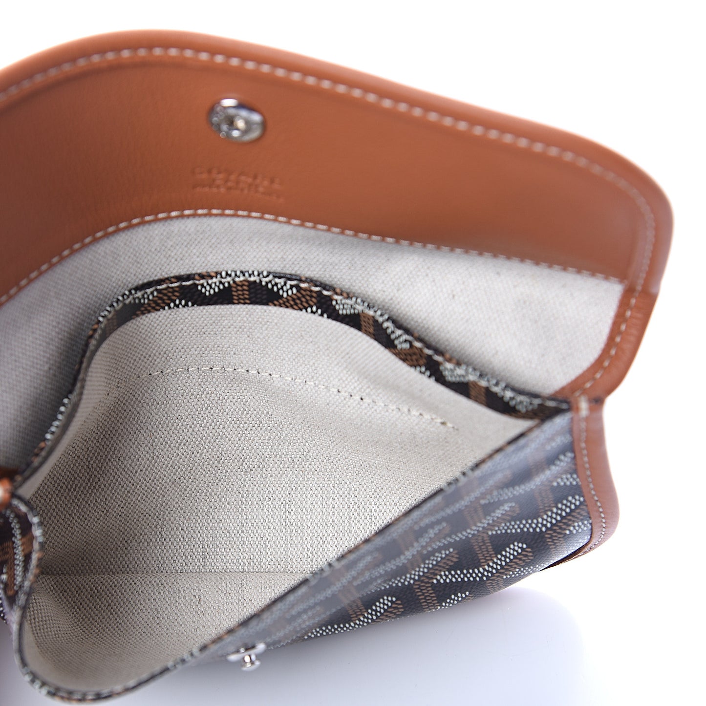 Goyardine Pouch Black Gold