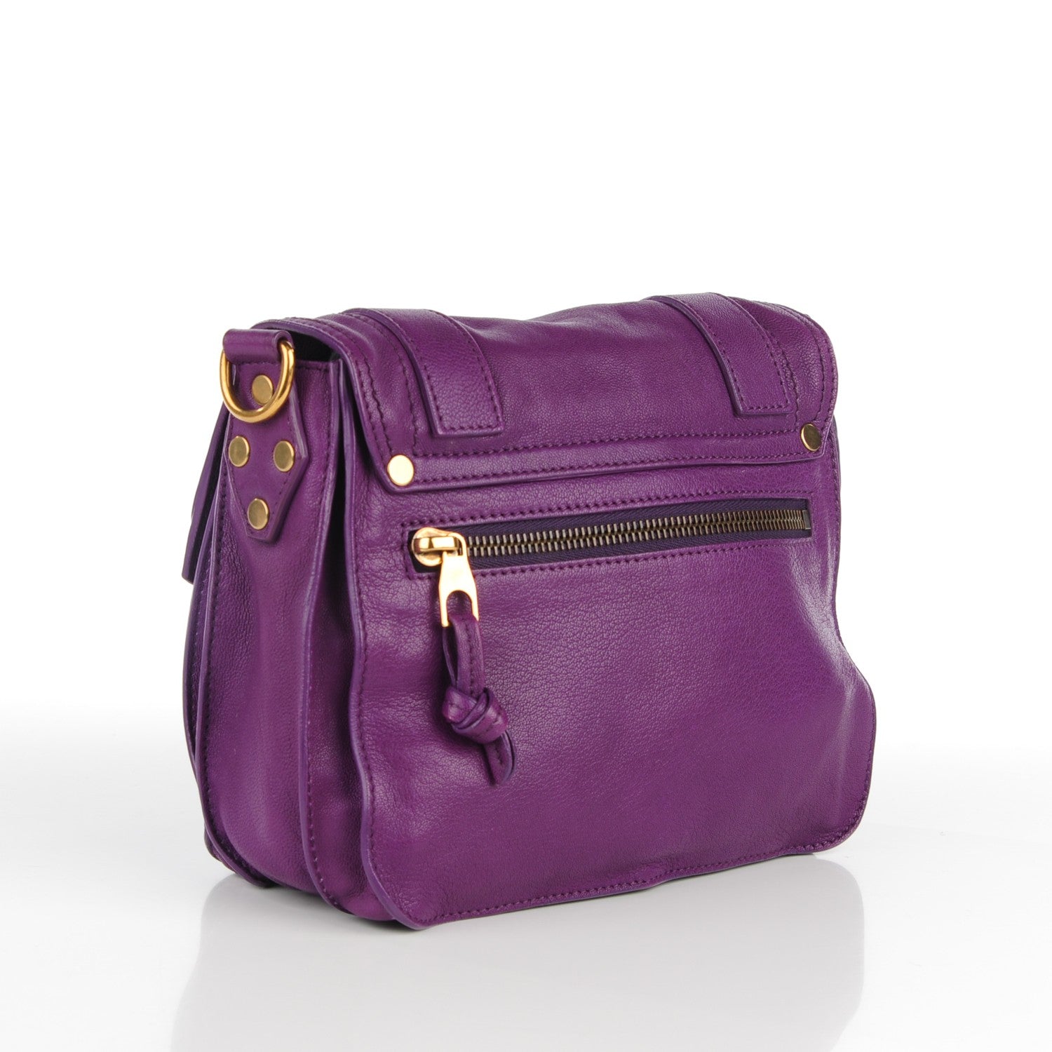 Proenza Schouler Lambskin PS1 Pouch Messenger Veruca Salt 3 of 8