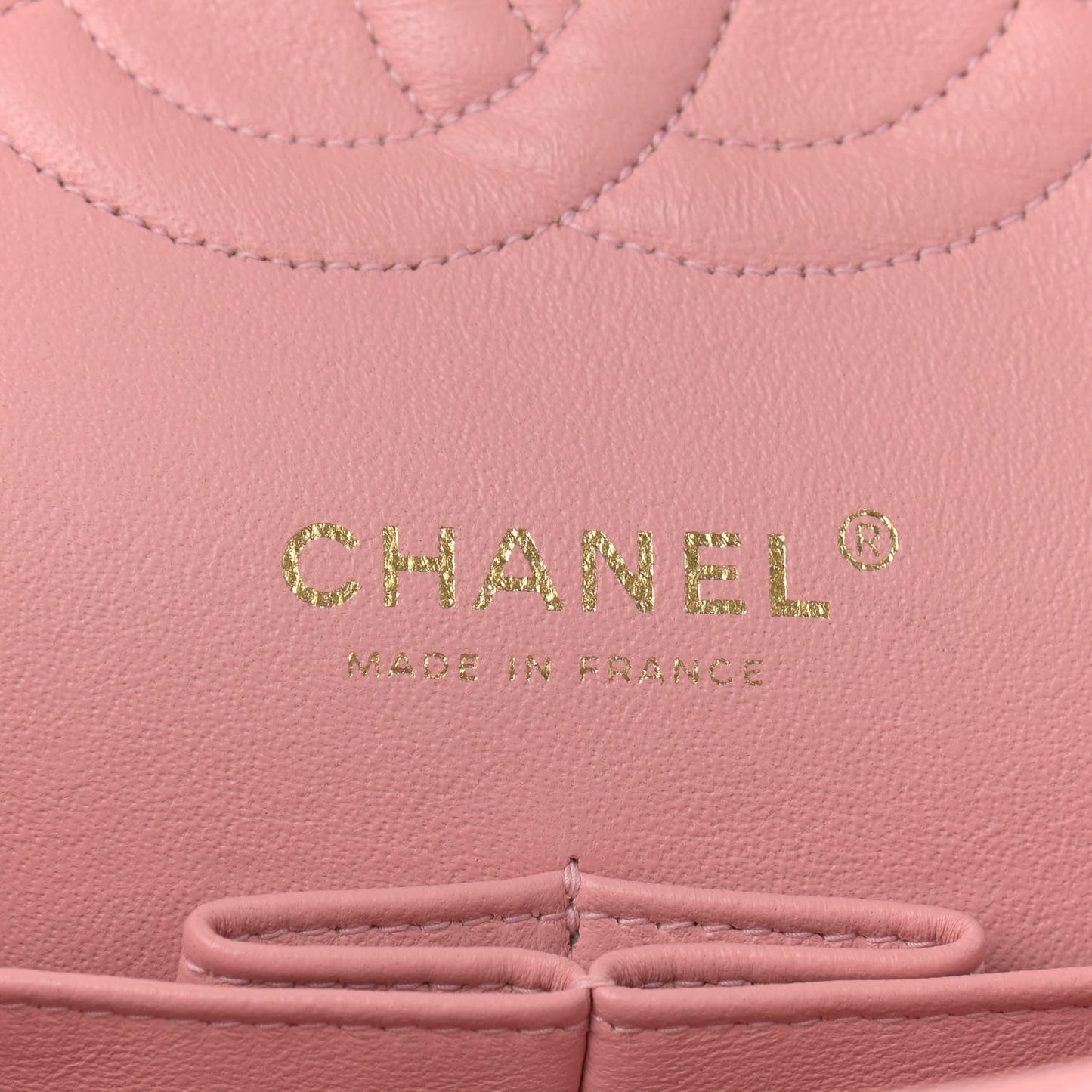 Caviar Quilted Medium Double Flap Pink