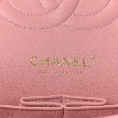 Chanel Caviar Quilted Medium Double Flap Pink 6 of 9