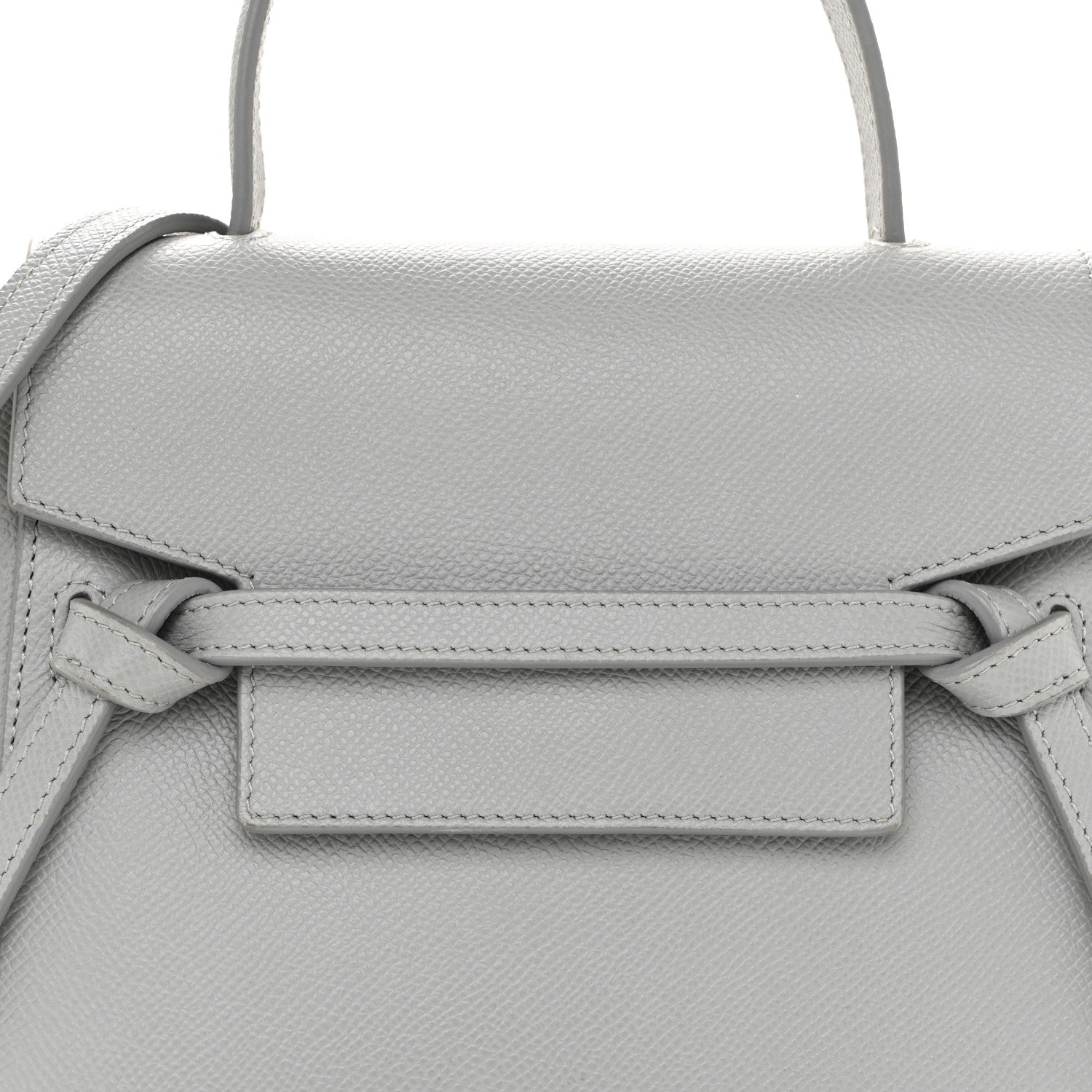 Celine Grained Calfskin Nano Belt Bag Mineral 9 of 14