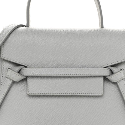 Celine Grained Calfskin Nano Belt Bag Mineral 9 of 14