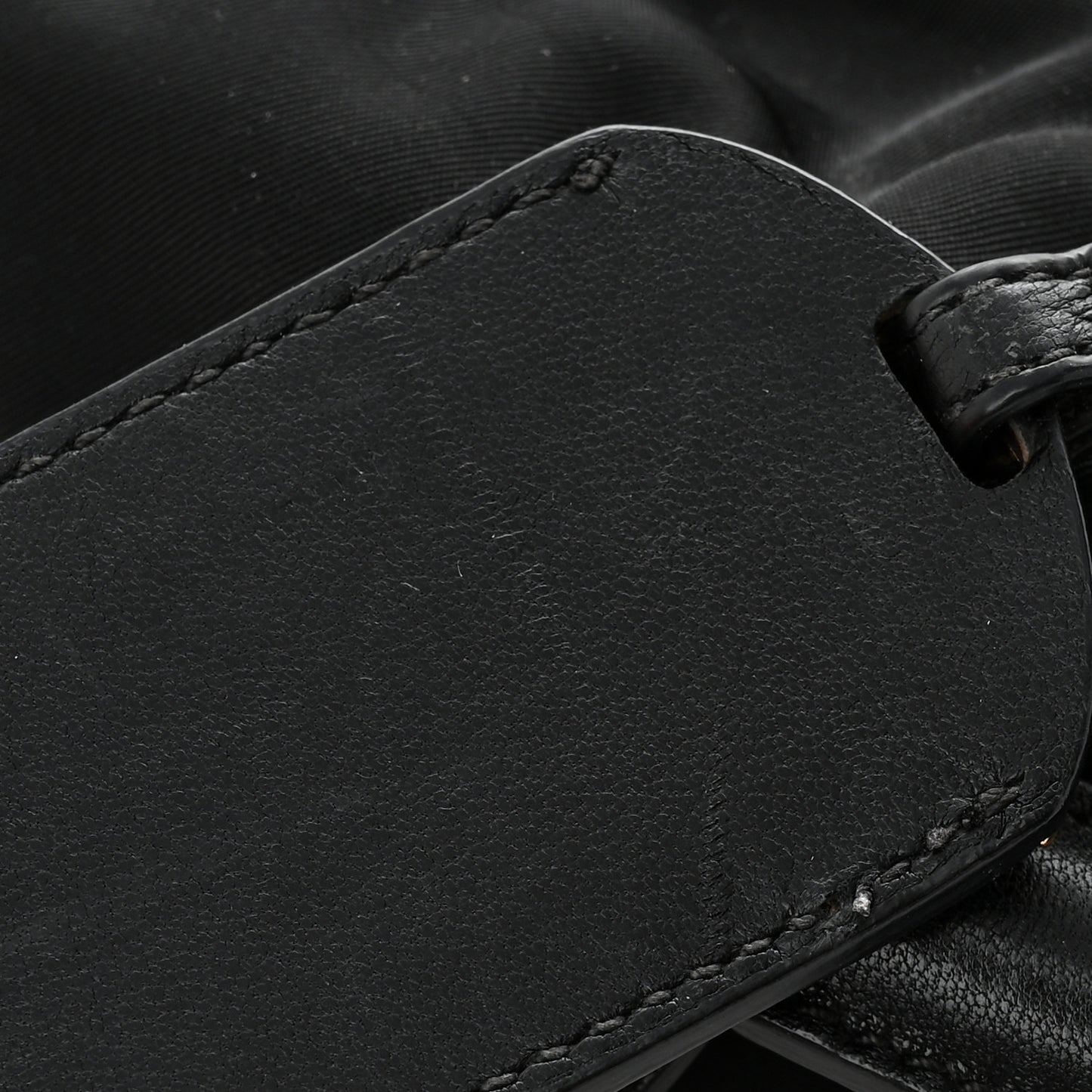 Tessuto Nylon Gaufre Tote Black