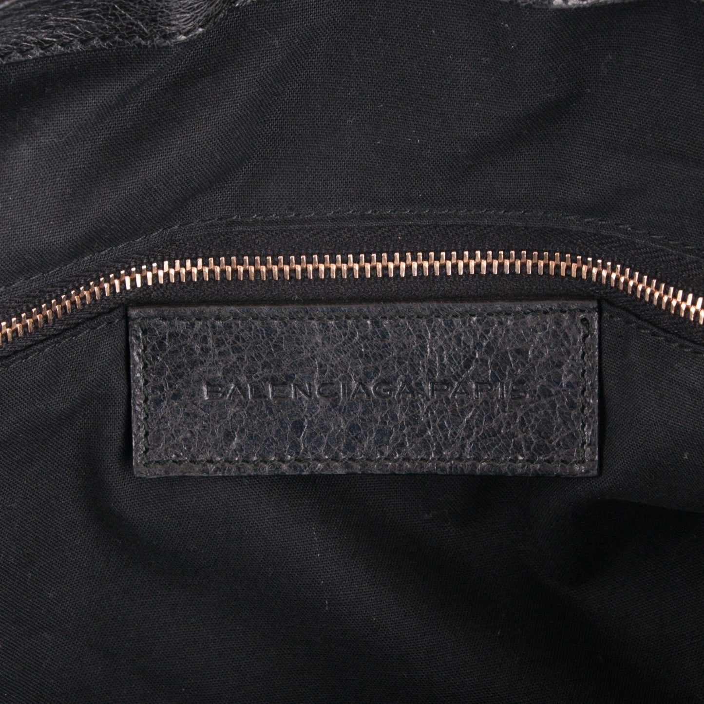 Agneau Giant 12 Rose Gold Hardware Work Black