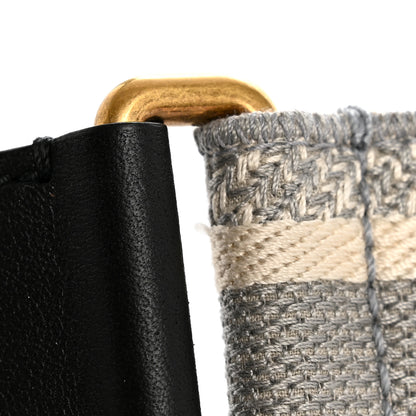 Christian Dior Canvas Embroidered Shoulder Strap Grey 5 of 5