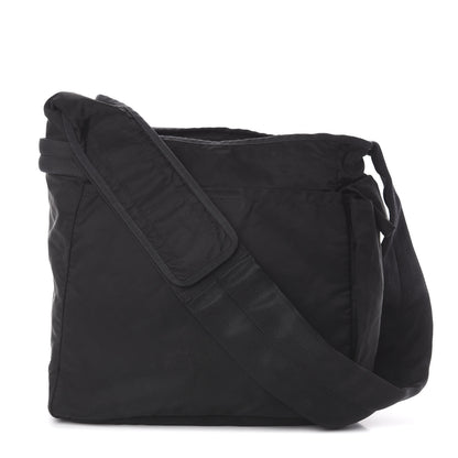 Prada Nylon Flat Messenger Bag Black 1 of 8