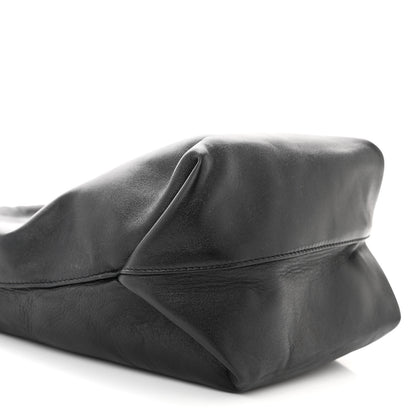 Saint Laurent Lambskin Teddy Drawstring Bag Black 10 of 11