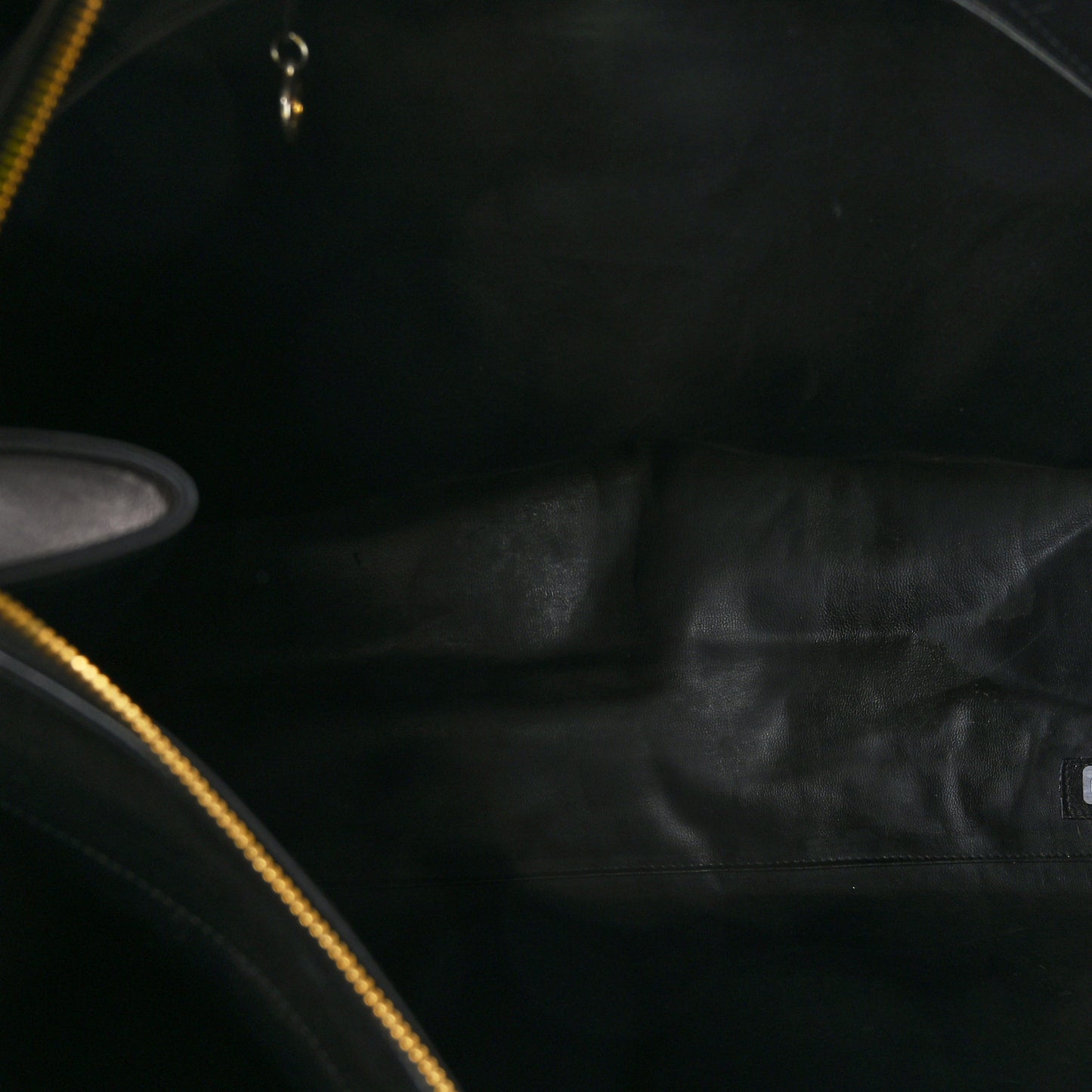 Calfskin Stitched XL Weekender Black