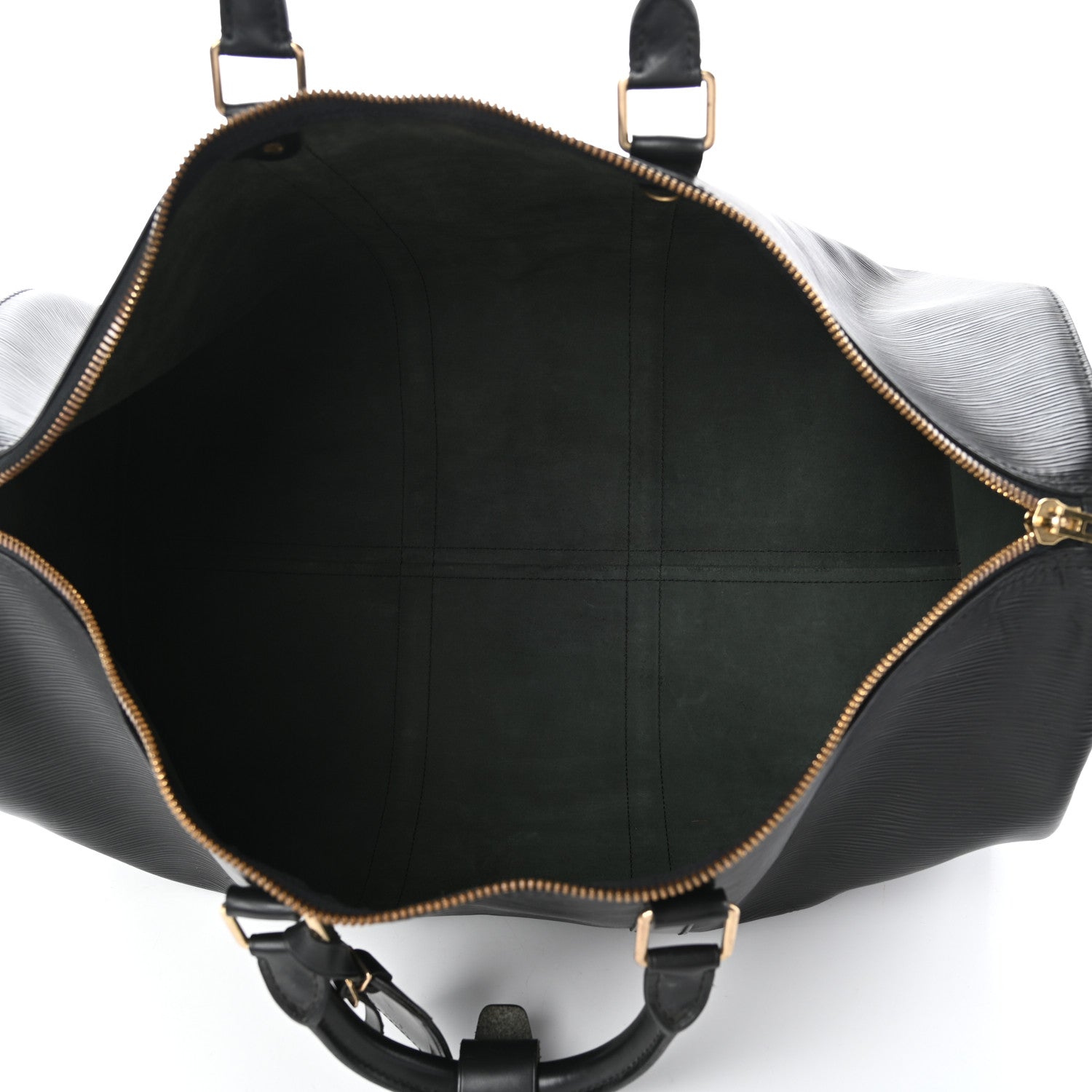 Louis Vuitton Epi Keepall 50 Black 5 of 9