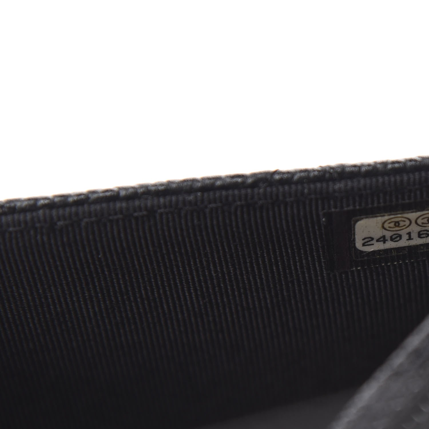 Chanel Caviar Quilted Wallet On Chain WOC Black 10 of 12