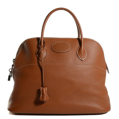 Hermes Taurillon Clemence Bolide 35 Gold 1 of 23