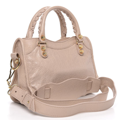 Balenciaga Agneau Giant 12 Gold Hardware Mini City Rose Aubepine Rose Light 3 of 9