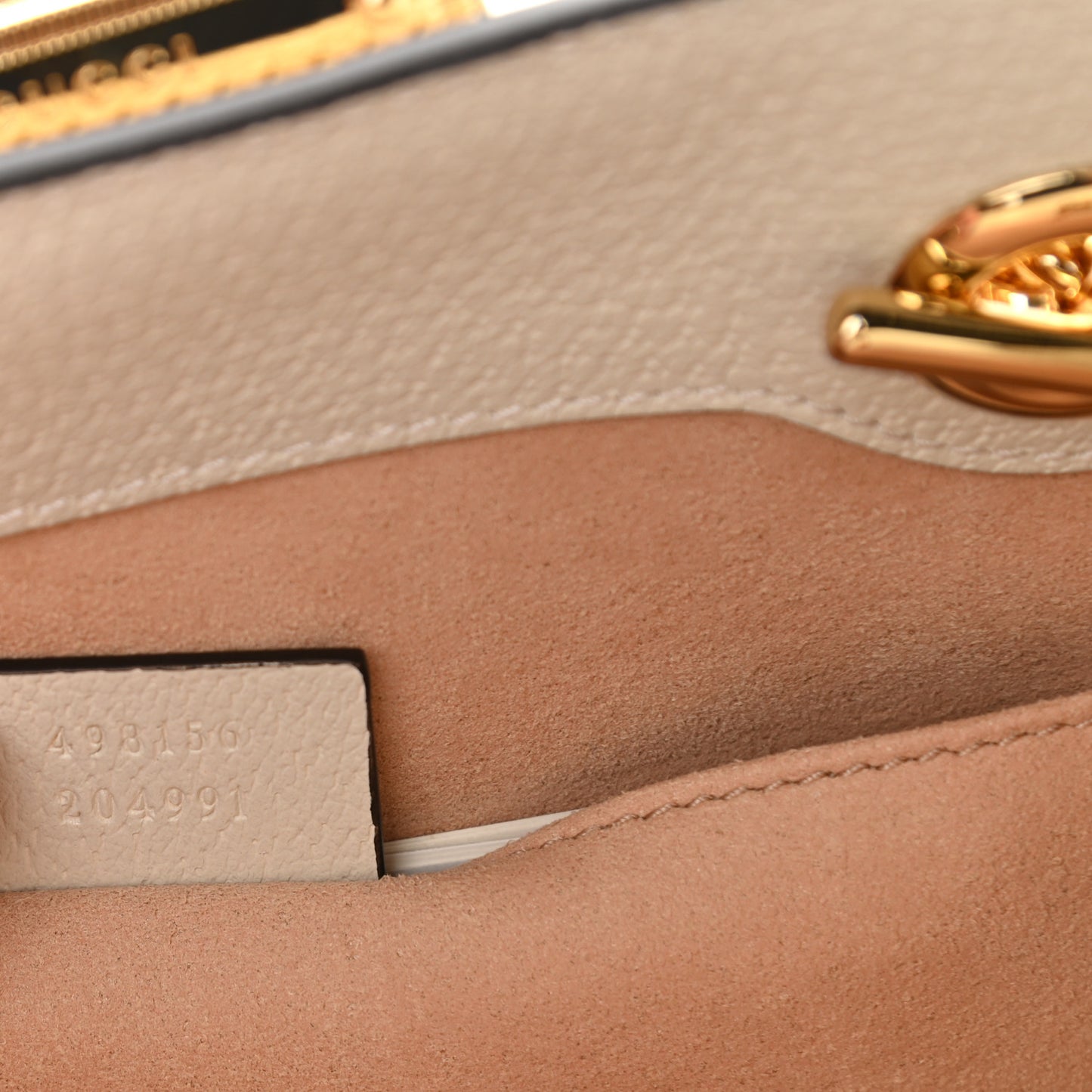 GG Supreme Monogram Flora Textured Calfskin Small Padlock Tote Beige Ebony Multicolor Mystic White