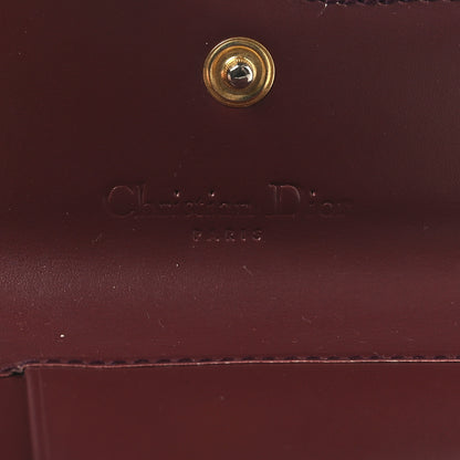Christian Dior Monogram Compact Saddle Wallet Bordeaux 7 of 9