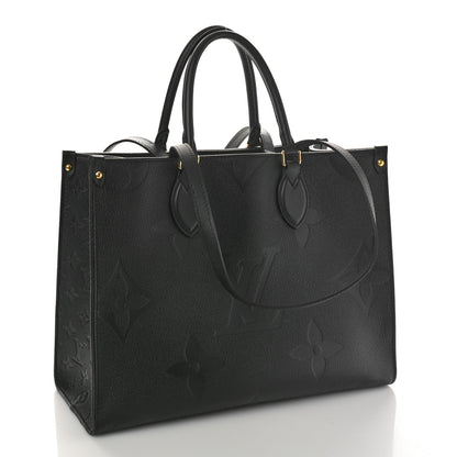 Louis Vuitton Empreinte Monogram Giant Onthego MM Black 2 of 8
