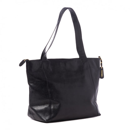 Chanel Caviar CC Tote Black 2 of 9