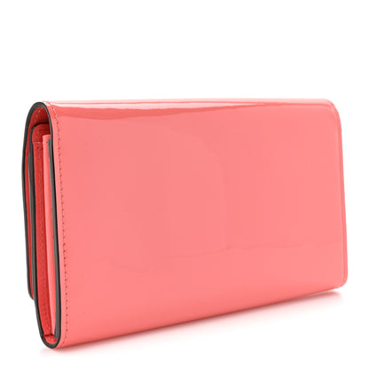 Louis Vuitton Patent Louise Wallet Rose Litchi 3 of 8