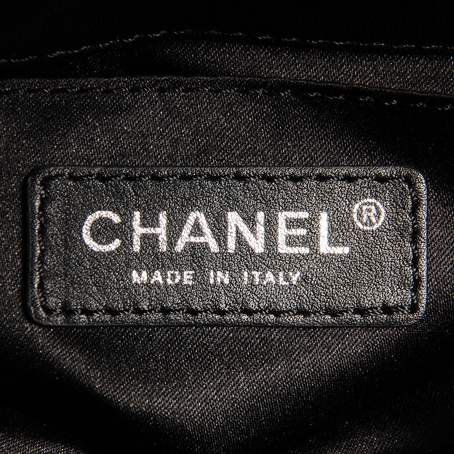 Lambskin Quilted 3 Flap Black
