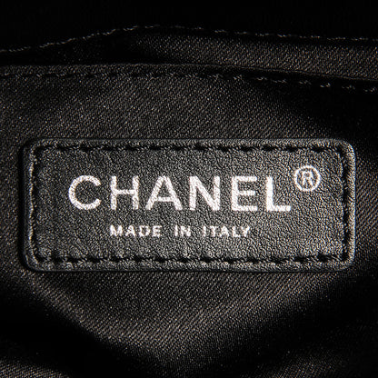 Chanel Lambskin Quilted 3 Flap Black 5 of 6