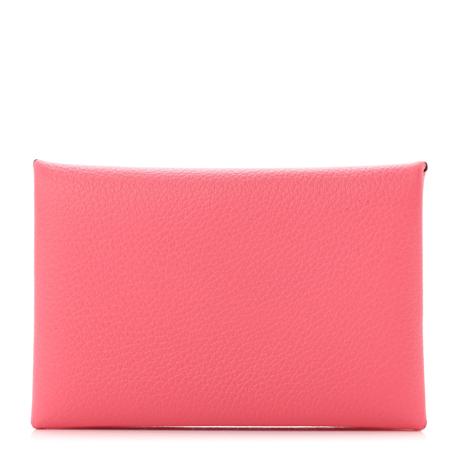 Hermes Evercolor Calvi Card Case Rose Azalee 1 of 7